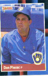 1988 Donruss Baseball Cards    109     Dan Plesac